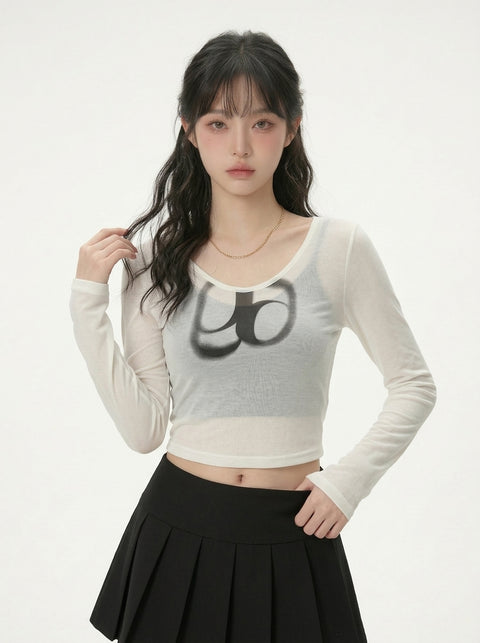 　シアークロップドトップス