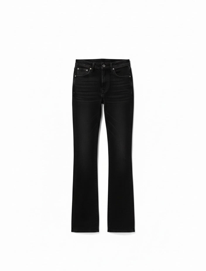 ブラック フレアデニム