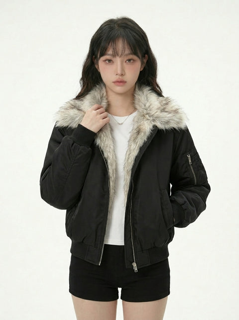 ファーショートジャケット